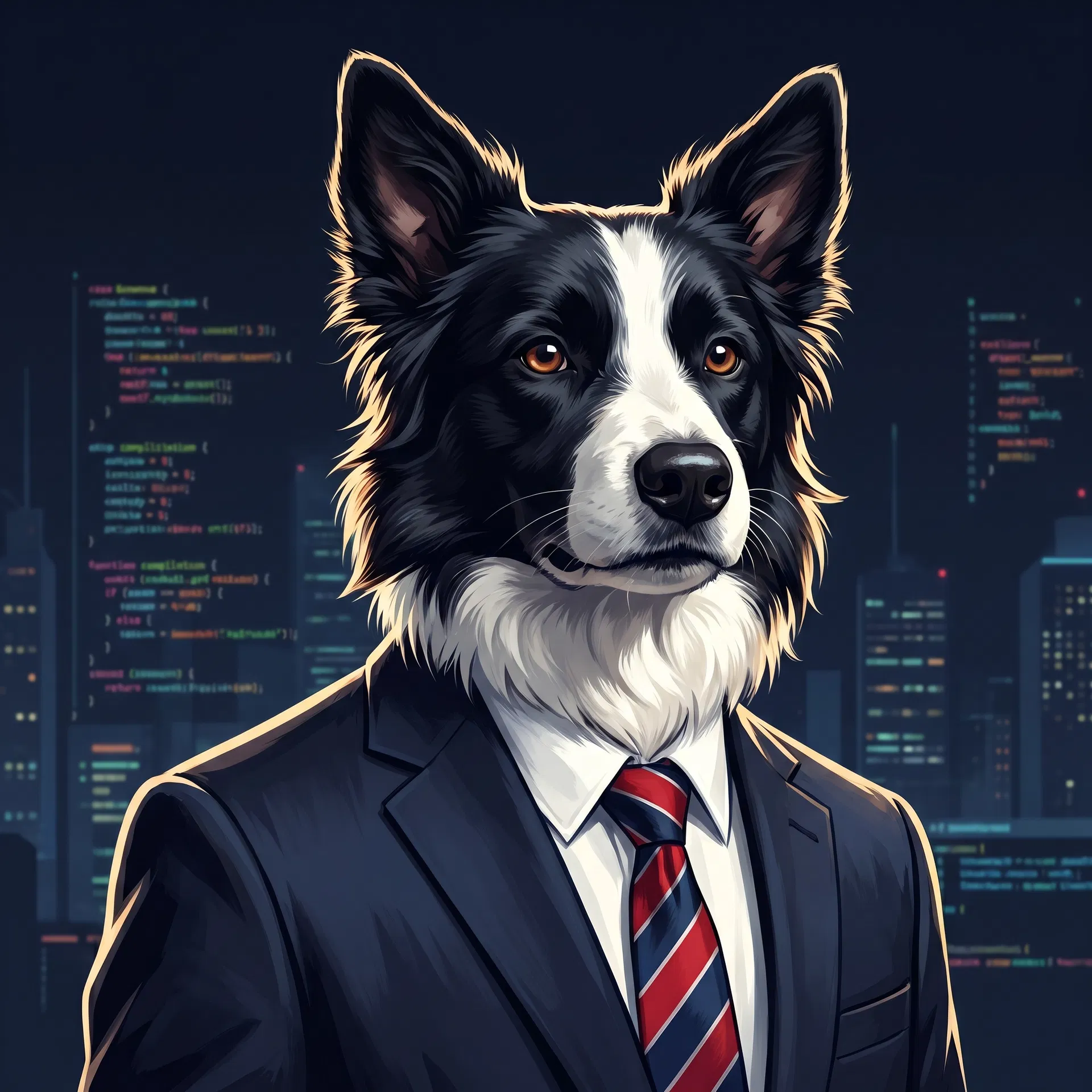 Portrait of Max, Chief Morale Officer