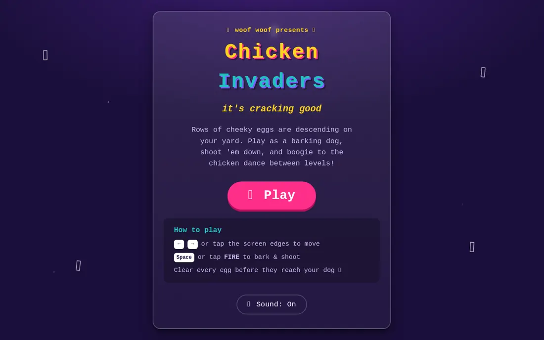 Chicken Invaders — build number 380