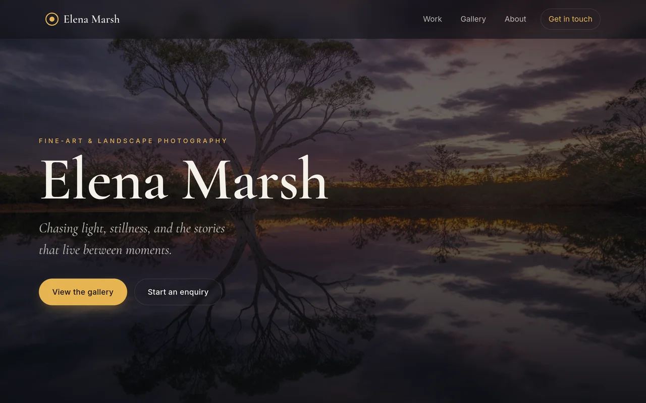 Screenshot of Elena Marsh
