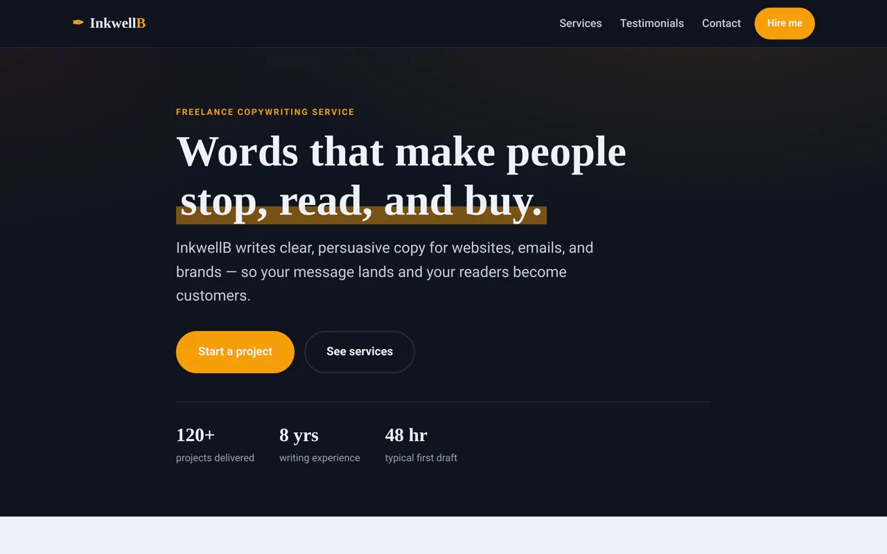 Screenshot of Inkwell