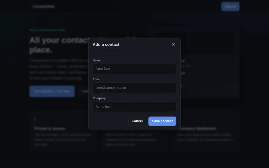 Screenshot of S0Crm3